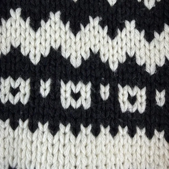 Velvet by Graham & Spencer Women's Maywood Chunky Fair Isle Sweater M - Picture 11 of 12